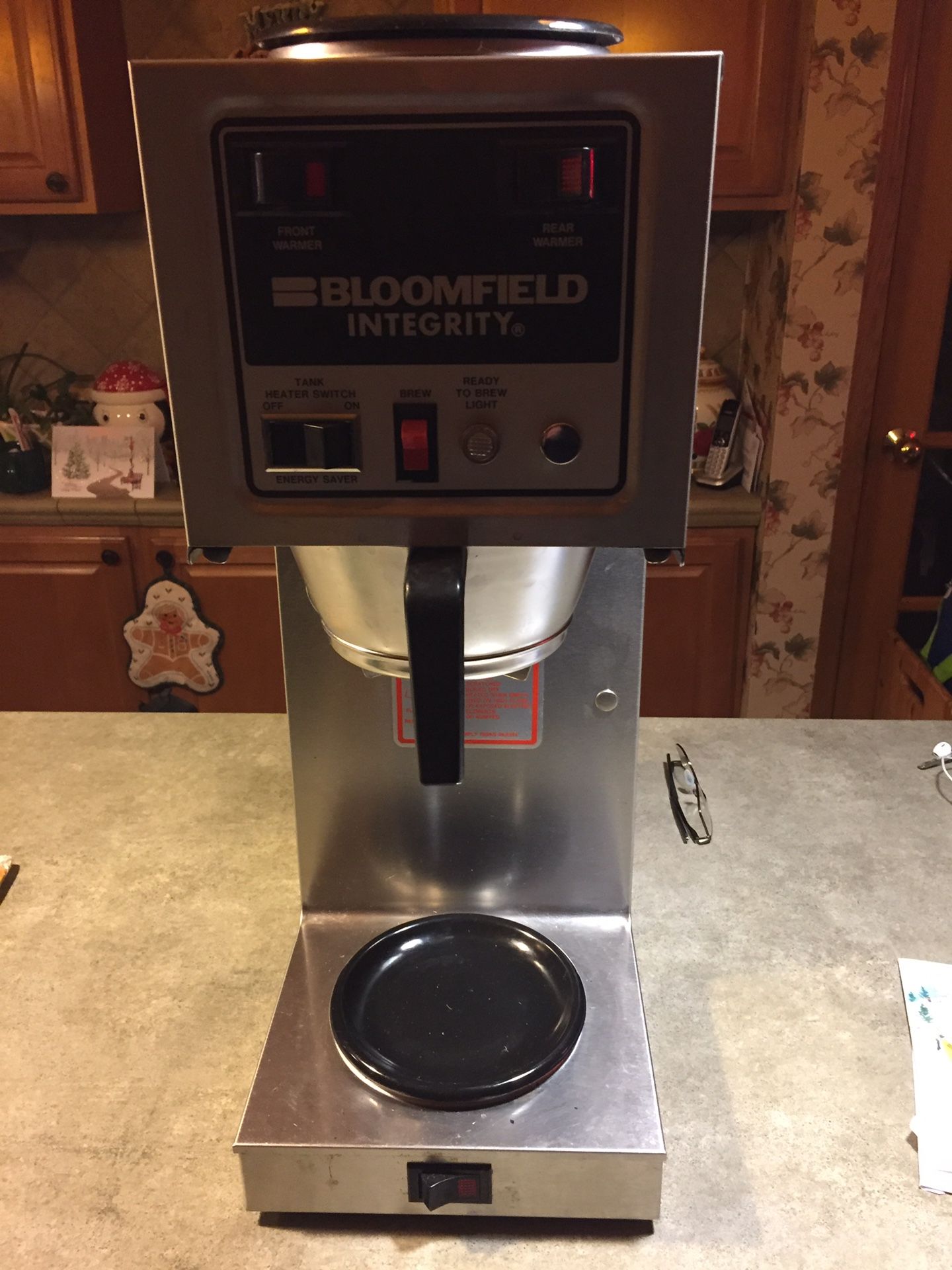 Bloomfield ’integrity’ coffee maker