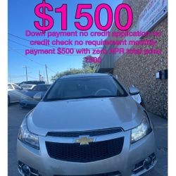 2015 Chevy Cruze No Credit Check No Requirements 