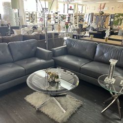 ❤️ 2pc Genuine Leather Sofa Set💕Only💲1499