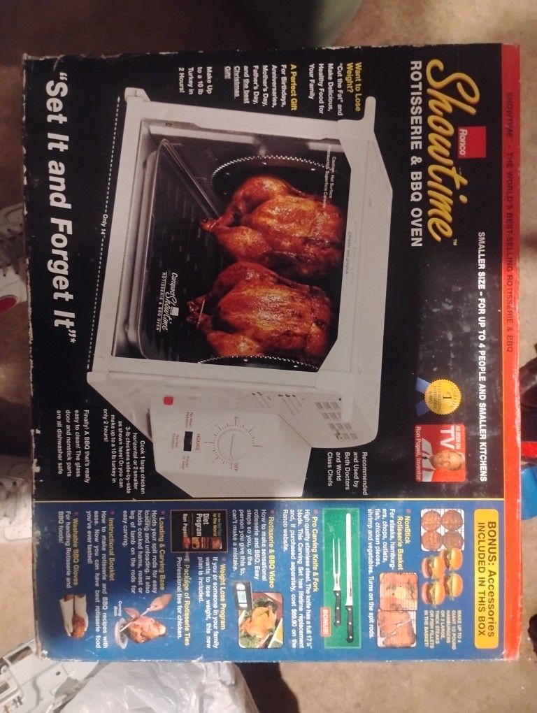 Rotisserie And BBQ Oven AS SEEN ON TV