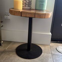 Mid century wood Side Table 