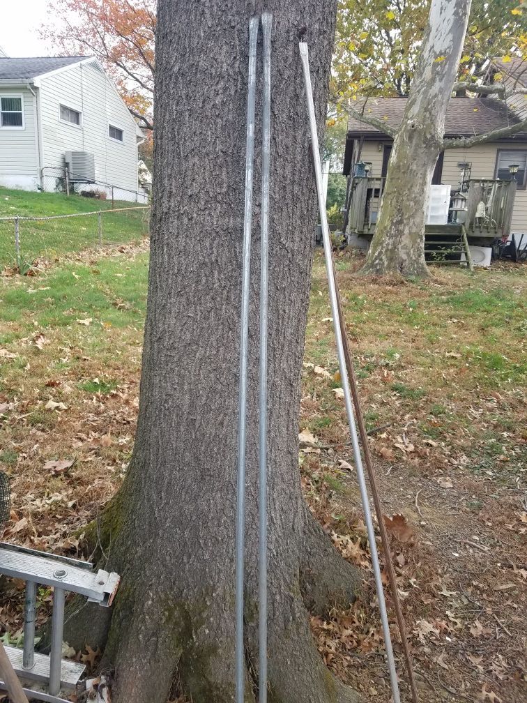 Clothes line poles