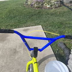 Blue And Green 20 Inch Gt Conway Bmx Bike