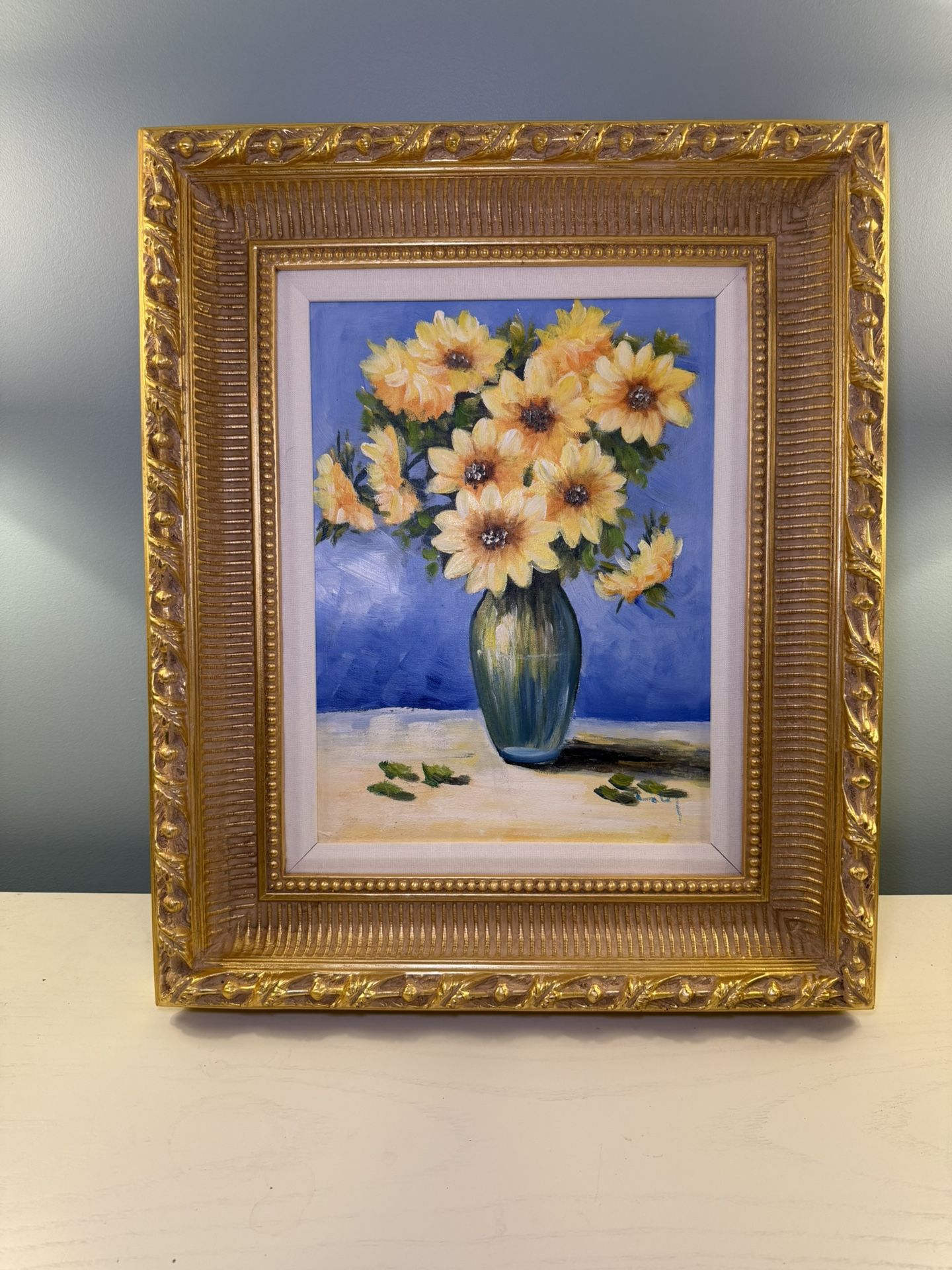 Large Framed Oil Painting