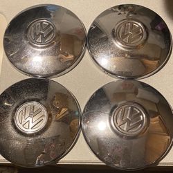 VW Bug 10” Hubcaps Vintage Set Of 4