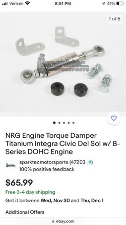 Nrg Engine Torque Damper B Series 