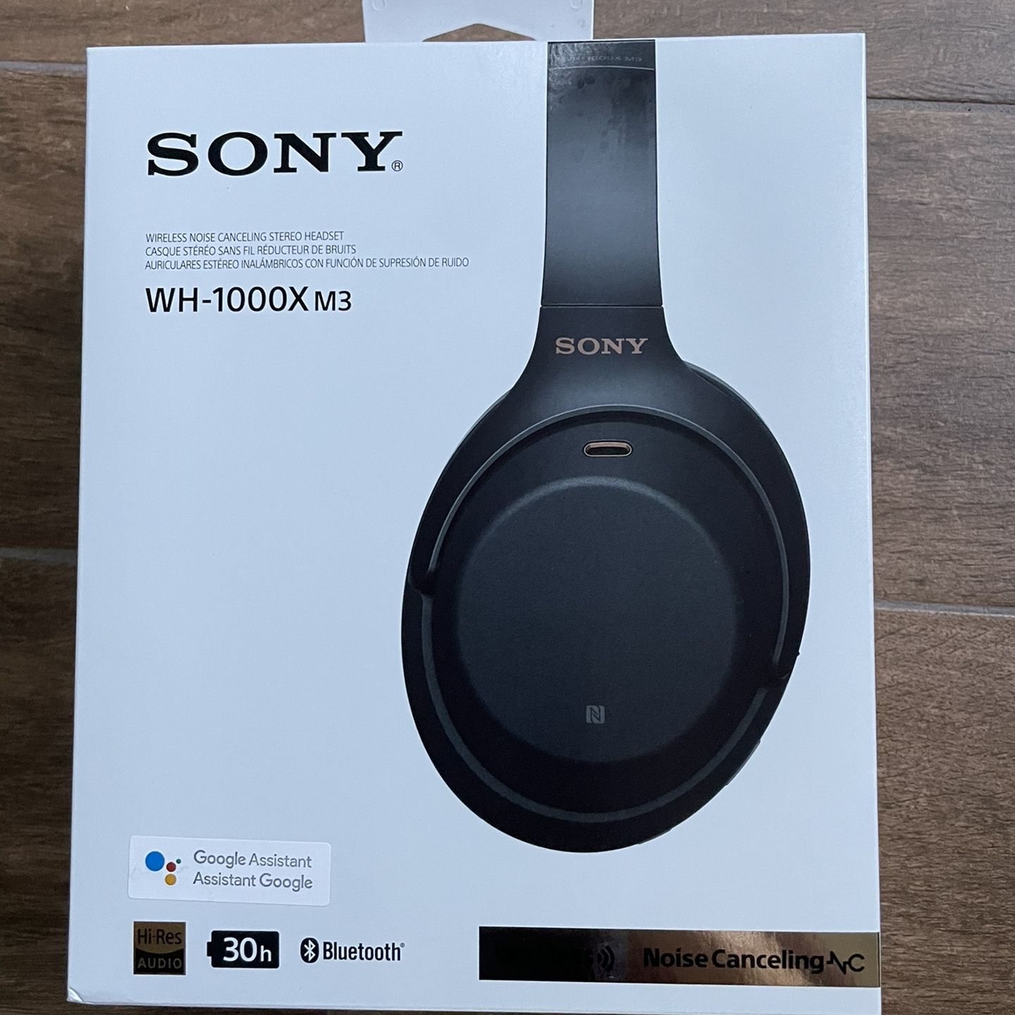 Sony WH-1000XM3 Active Noise Cancellation Wireless Headphones