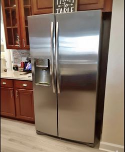 Stainless Steel Side-by-Side Refrigerator