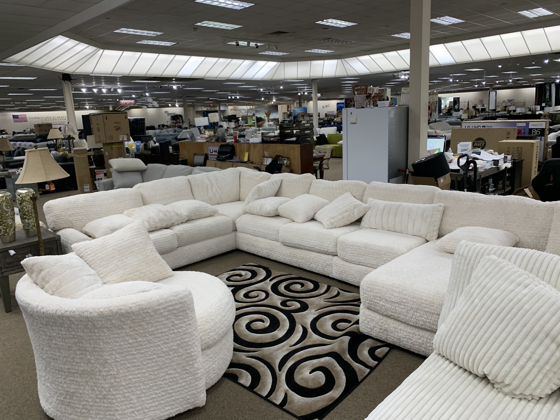 SECTIONAL ,DINING TABLE,BEDROOM 599.99