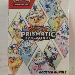 Pokemon Scarlet & Violet Prismatic Evolutions Booster Bundle