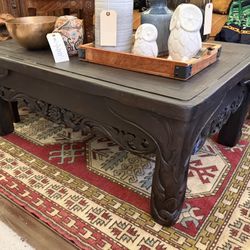 Wood Carved Coffee Table - 20% OFF OFFER!!!