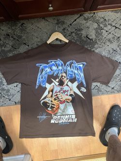 Dennis Rodman Brown Oversized Tee