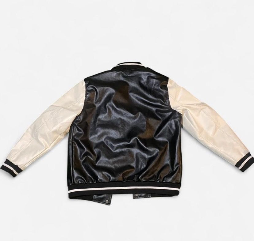 Leather Lettermen Jacket