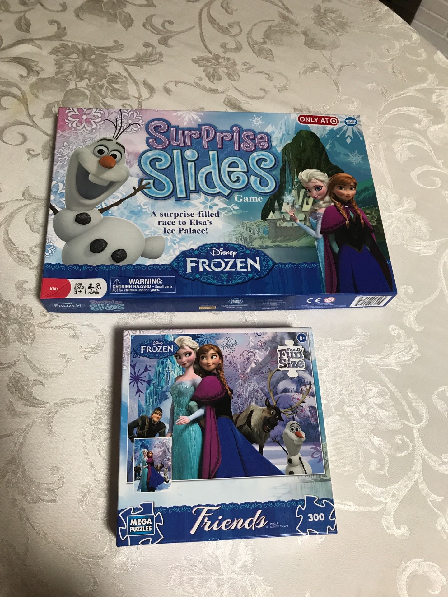 Disney Frozen Board Game and Puzzle