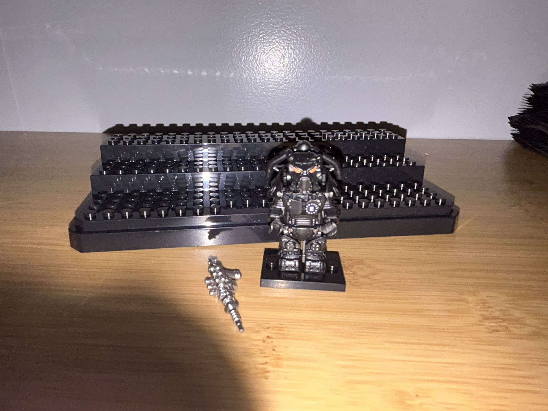 Block Mini Figure Fallout Armor Black