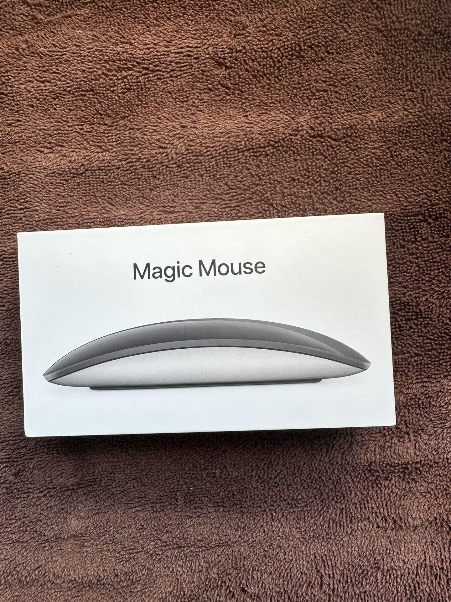 Apple Magic Mouse: Wireless, Bluetooth, Rechargeable.