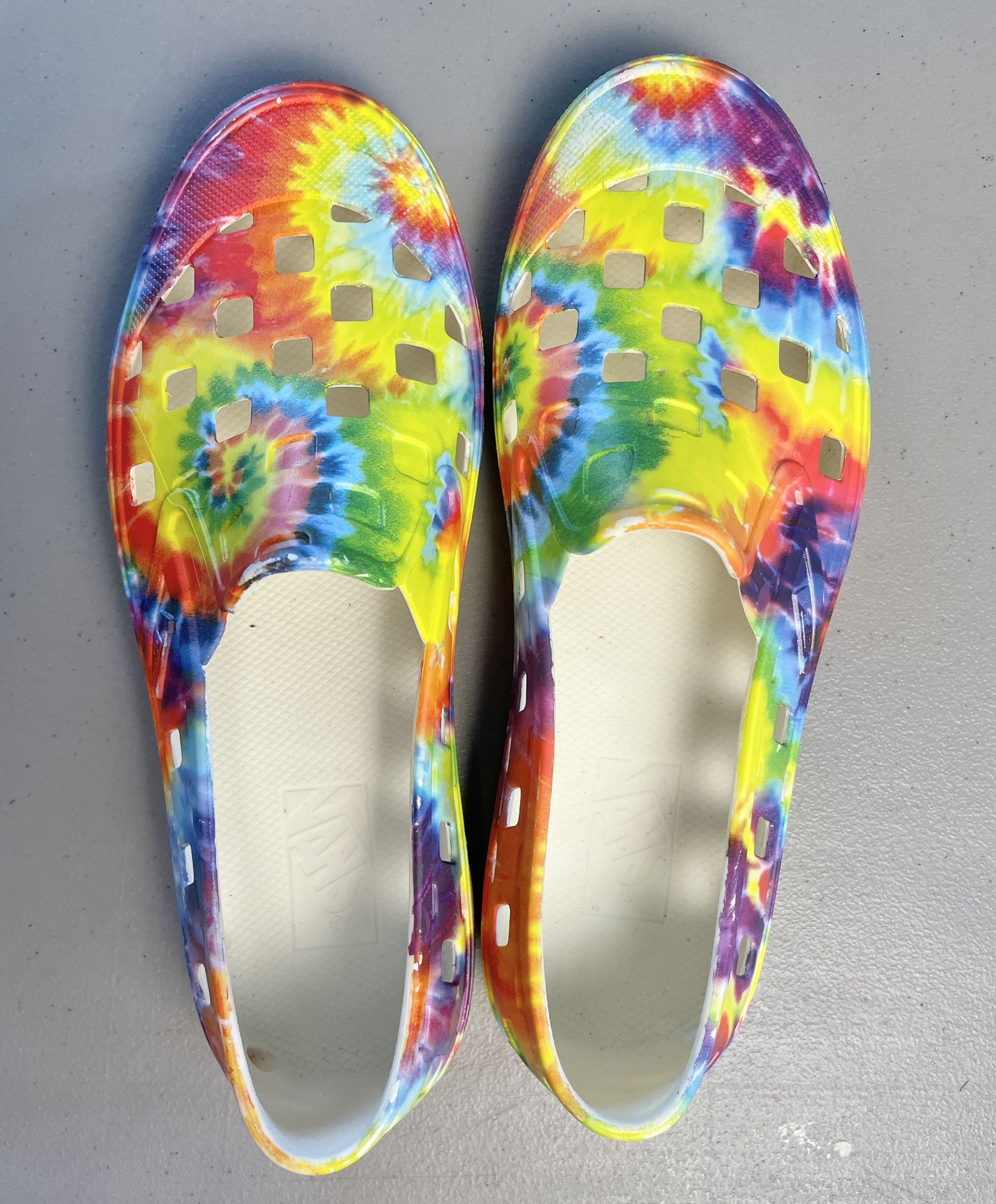 Vans Off the Wall Men’s/Boys Size 6 Tie-Dye Slip-On Shoes