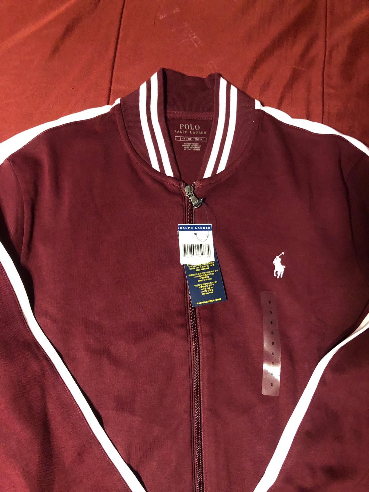 Mens Burgandy Ralph Lauren Polo Jacket