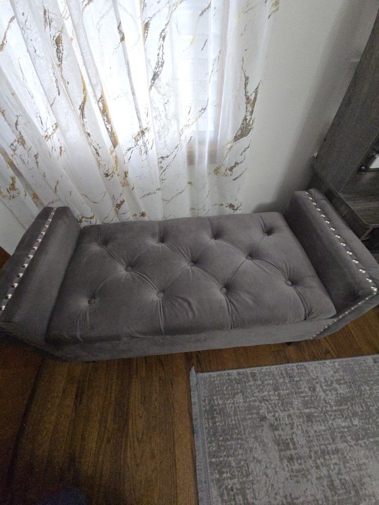 Gray Ottoman