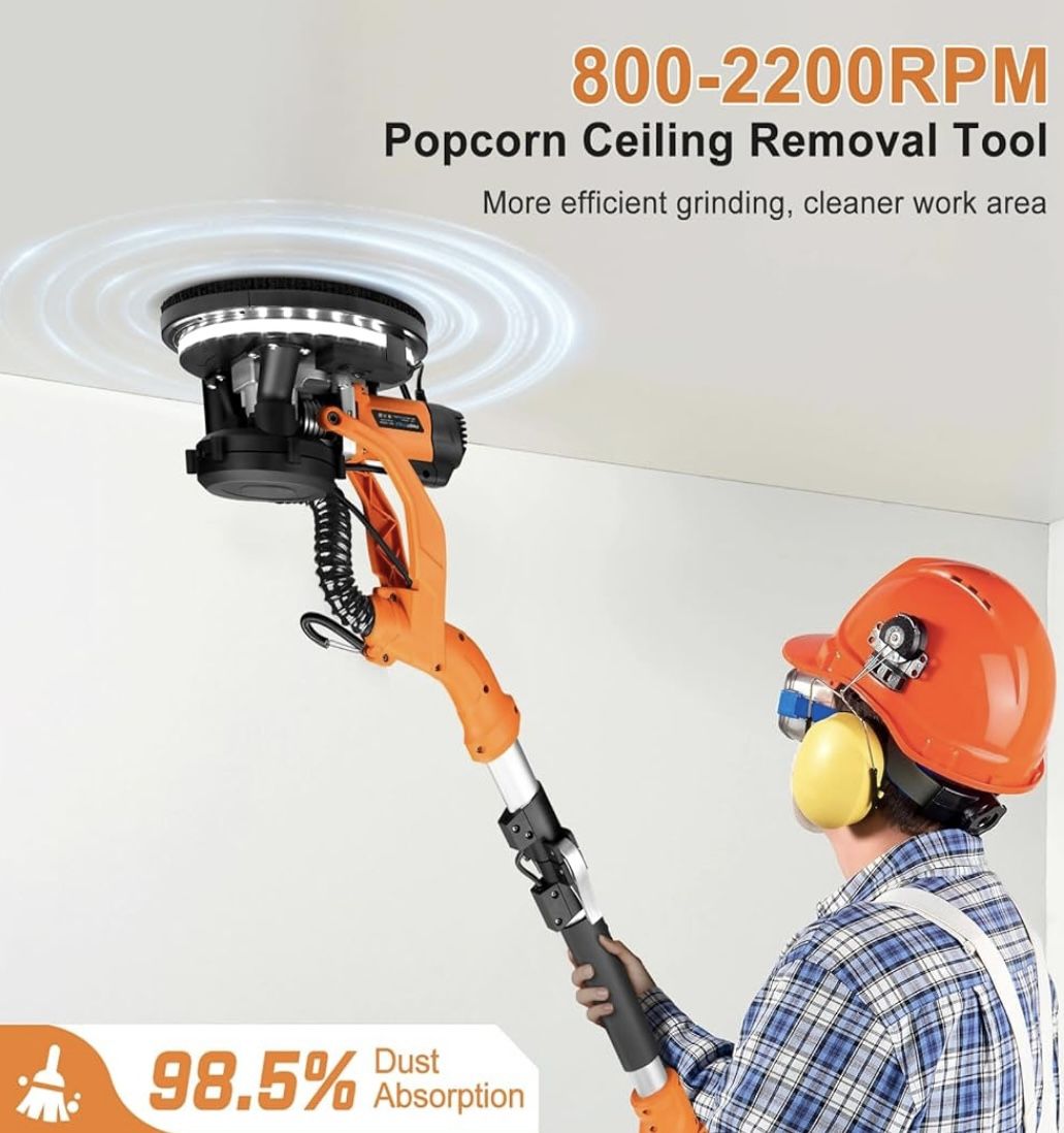 Ceiling Sander With Dust Collecter