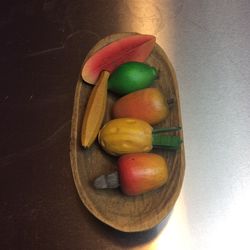 Wooden Fruit Bowl
