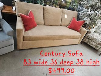 Sofa Beige Century We are located at 2811 East Bell road. Another Time Around Furniture.