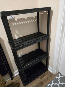 Plastic 4 Shelves