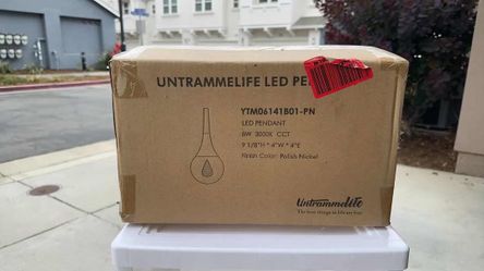 Untrammelife LED Pendant Light – New in Box