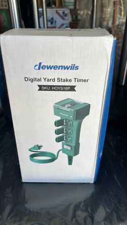 Jewenwils yard stake timer