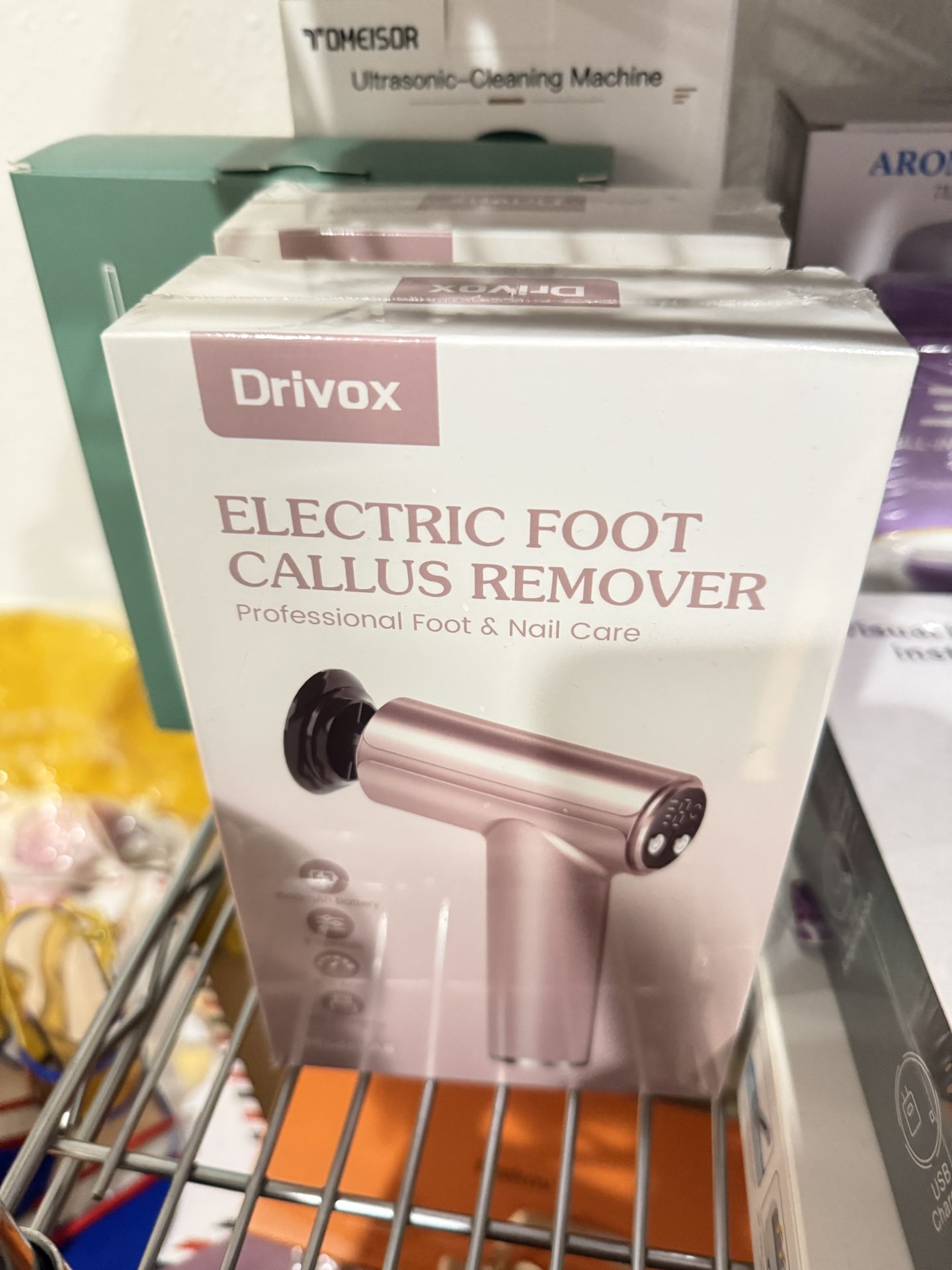 Electric Foot Callus Remover - 2 in 1 Rechargeable Electric Callus Remover for Feet, Pedicure Tools with 70pcs Sandpapers, Professional Foot Scrubber