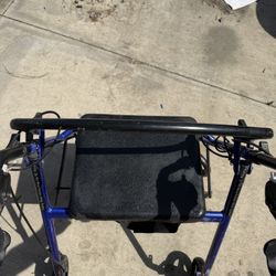 Rolling Walker w/ Seat & Storage – Good Condition – Must Go Today 