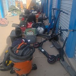 Storage unit  full of usable items 