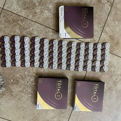 Total 1 Dailies Soft Contact Lens 90 One-Day -4.00 Rx Exp 6/2026 New