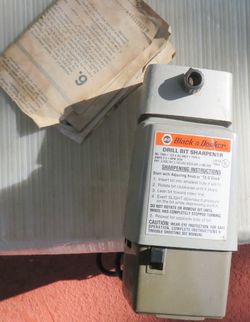 Black & Decker Drill Bit Sharpener Instruction Booklet