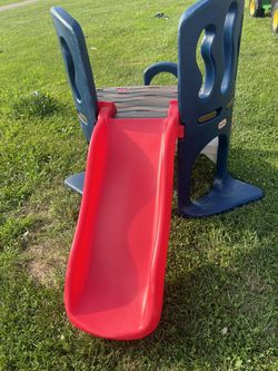 little  tikes hide and slide climber.  