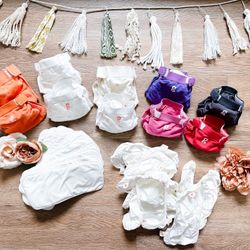 32pc Bulk lot small Gdiaper cloth diaper + inserts bundle