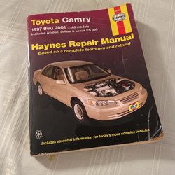 Toyota Camry Repair Manual (1(contact info removed))