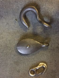 Hook, Snaffle Clip and Pulley