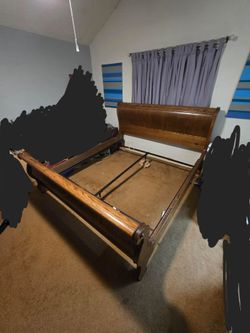 King size sleigh bed