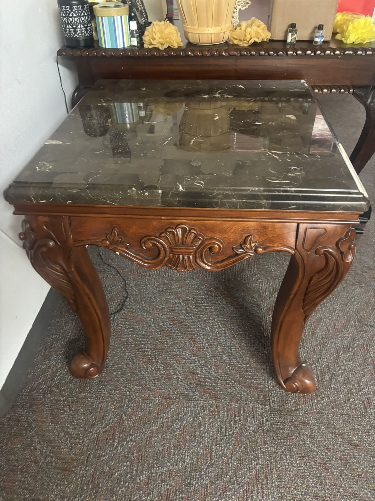 Antique Marble Coffe Table 