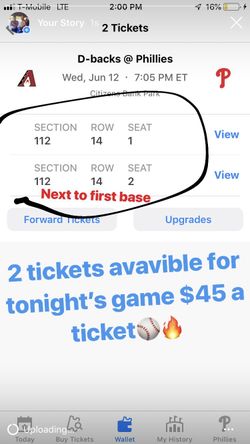 Phillies tickets!