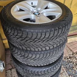 set of BMW Rims and Winter tires for BMW 535 xi