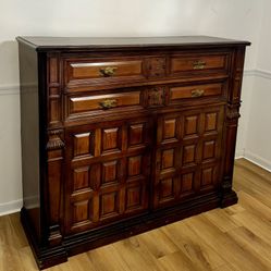 Antique Solid Mahogany Sideboard / Cabinet 