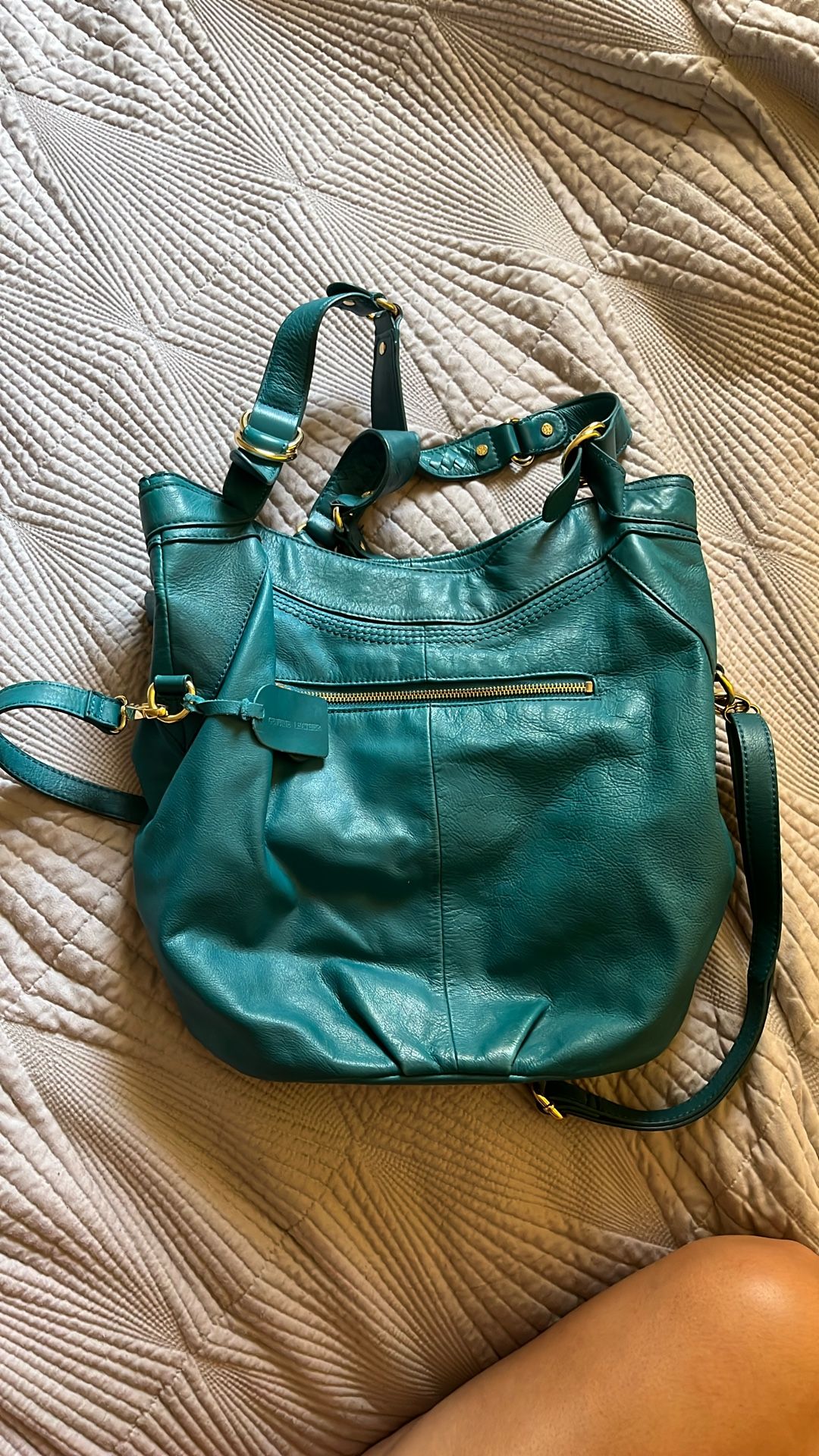 Leather Hobo Bag Purse