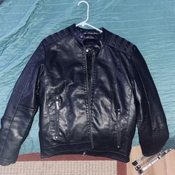 Leather Jacket Size S