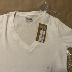 Eddie Bauer Fav Short-Sleeve V-Neck T-Shirt, PS, NWT