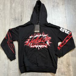 Hellstar Sports Future Flame Black Hoodie NWT Size Small
