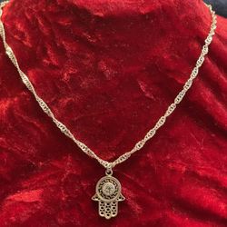 925 NEW Silver Necklace With Silver MOTHER MARIA Pendent Necklace