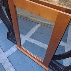 Wooden Mirror 