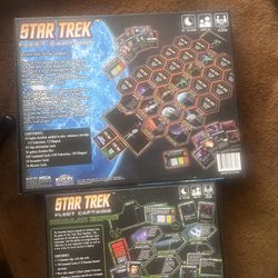 Star Trek Captains Board Game+Romulan Empire Expansion Game